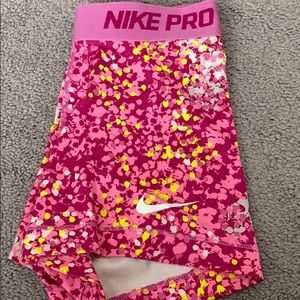 pink nike pros